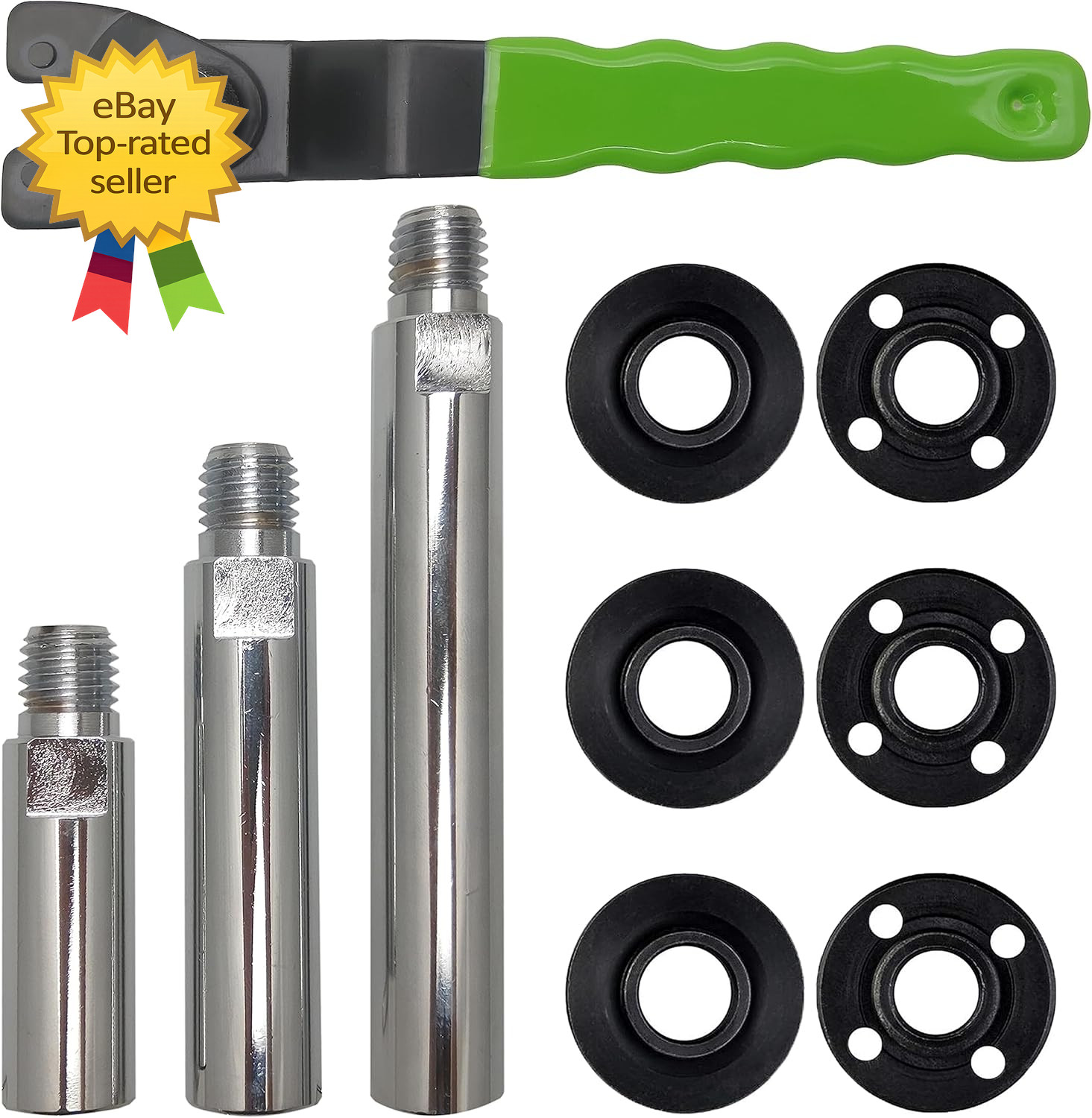 5/8"-11 Angle Grinder Extension Shaft Connecting Rod with Grinder Adjustable Spa