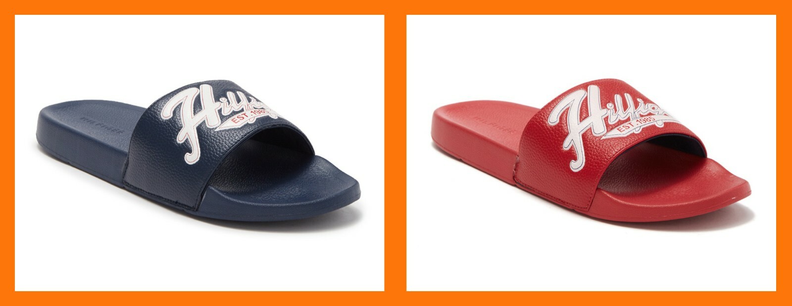 Tommy Hilfiger ~ Erie Men's Slide Sandals $40 NIB