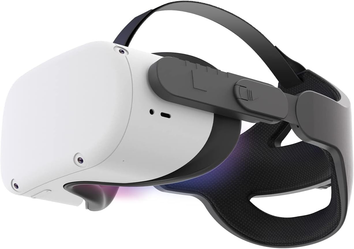 Adjustable Head Strap Compatible with Quest 2 VR Headset, Elite Strap Replace...