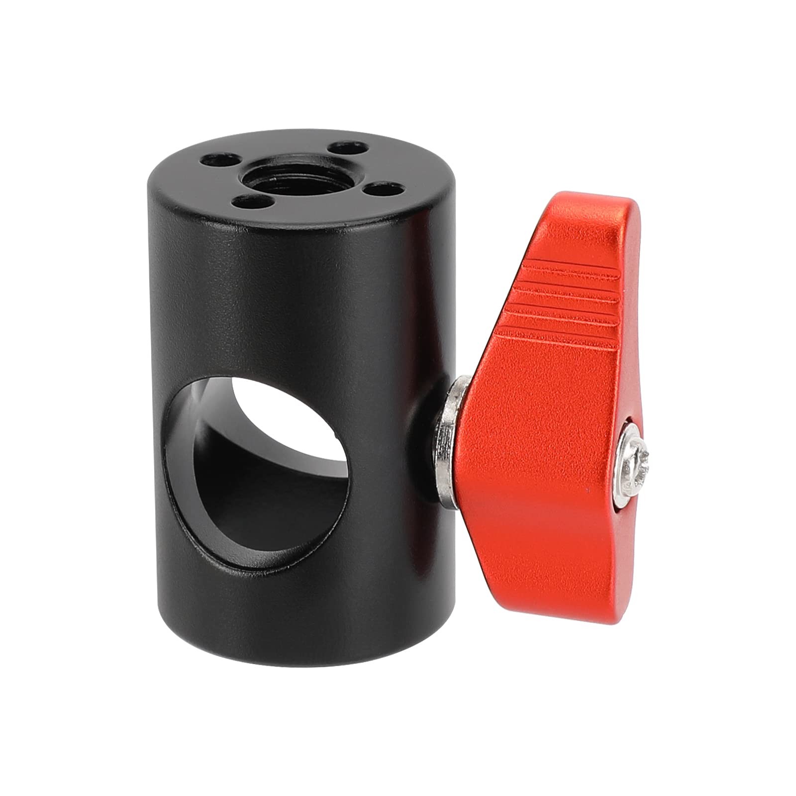 Light Stand Head Adapter ARRI 3/8 Inch16 Thread 4 Locating Hole Red 3113