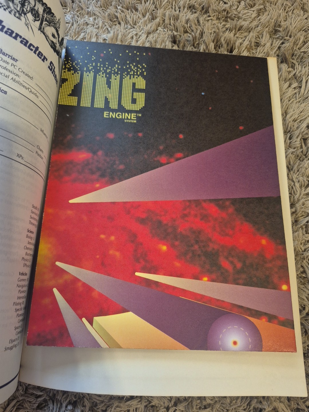 Amazing Engine RPG The Galactos Barrier TSR Roleplaying Sci-Fi