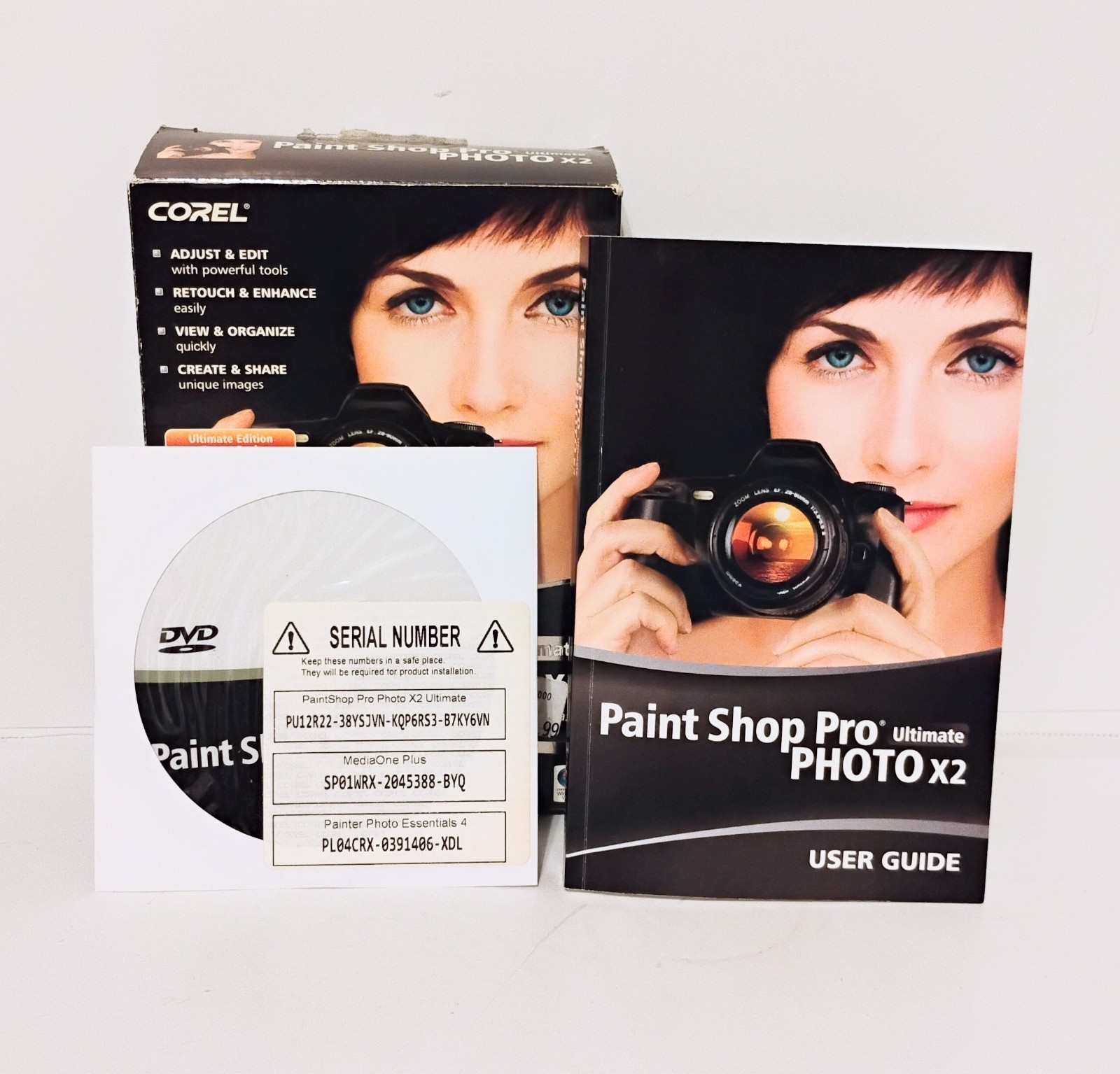 Corel Paint Shop Pro Photo X2 Ultimate Windows XP Vista CD & Instruction Guide