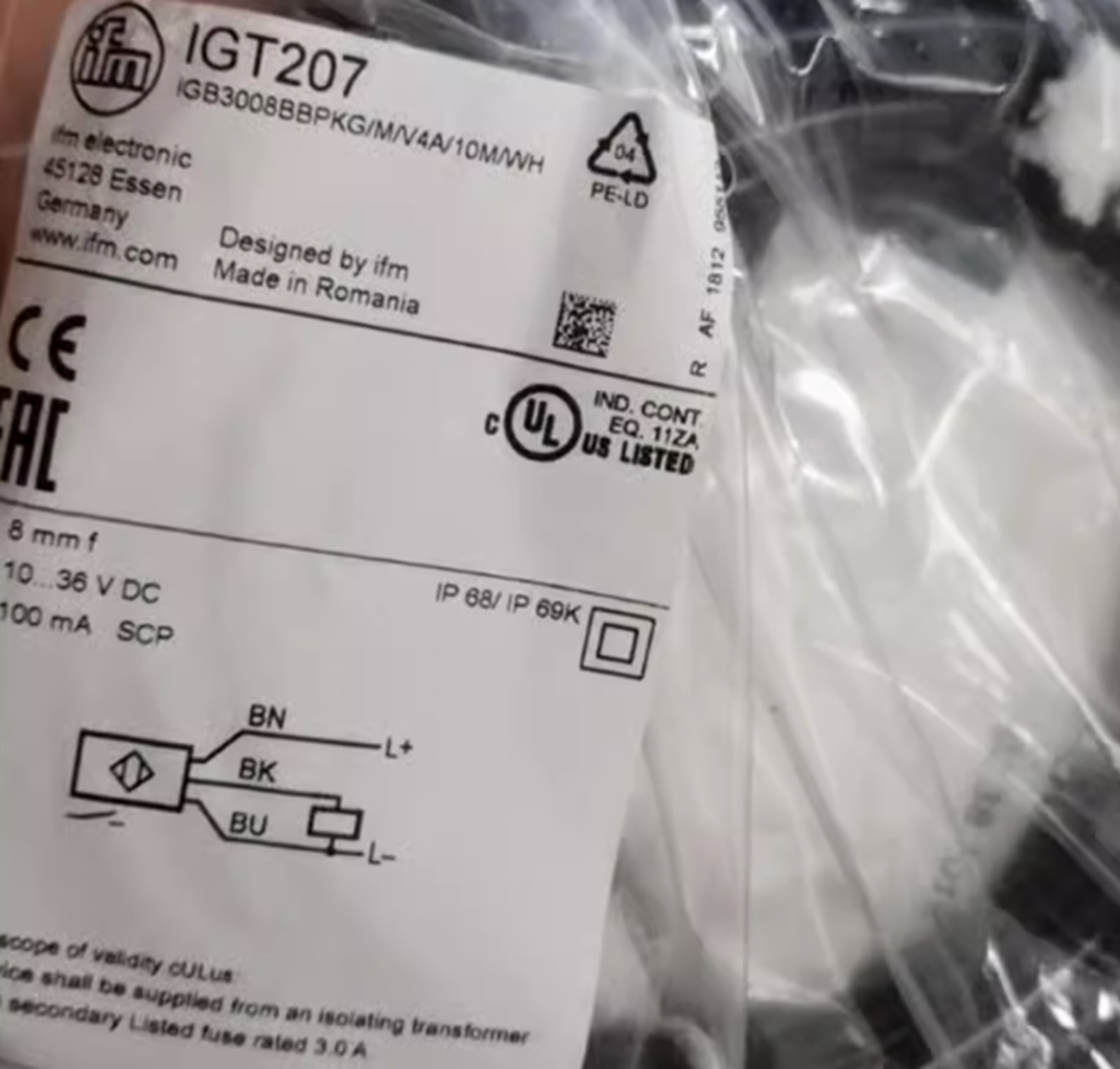 NEW IFM IGT207 Proximity switch