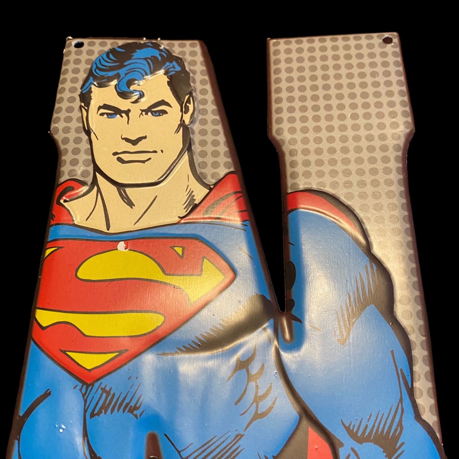 Hobby Lobby Wall Decor DC Comics Superman initial “N” NWT