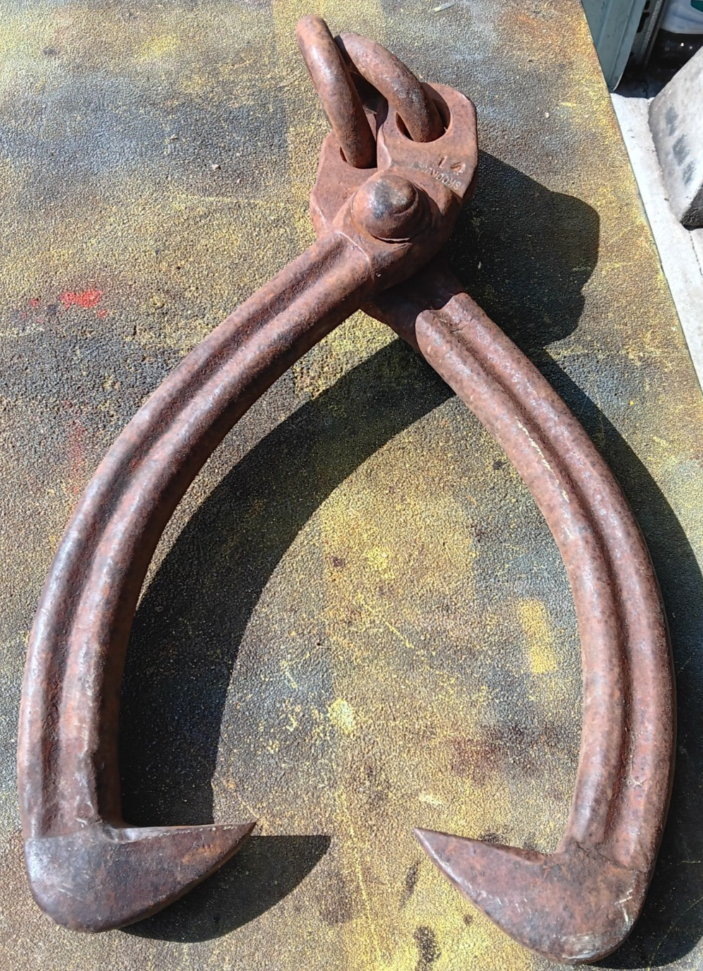vtg Skookum  logging tongs PRICE REDUCED