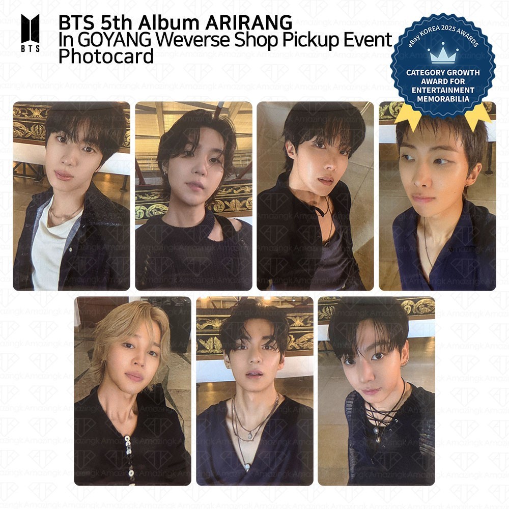 BTS World Tour ARIRANG In GOYANG Weverse Pickup Event Photocard