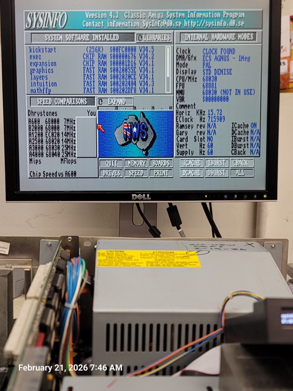 Commodore Amiga A2630 The Edge Accelerator 68030 25MHz & 4MB for A2000 computer