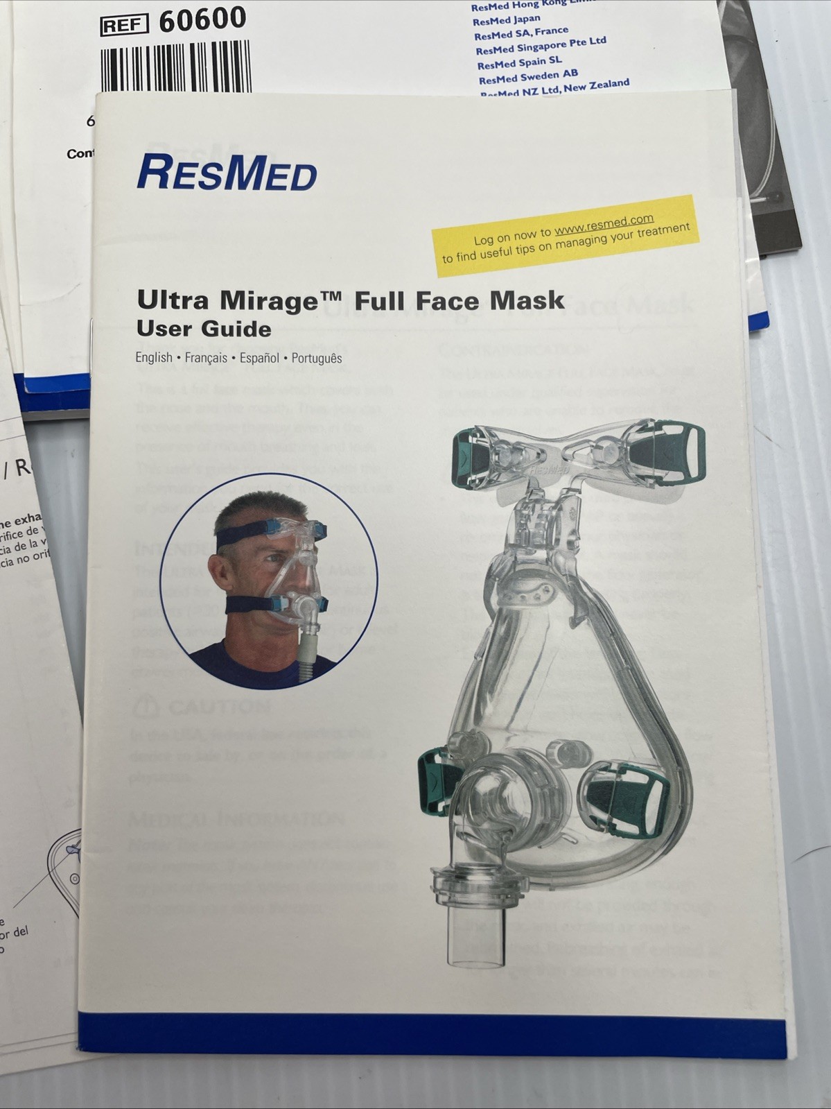ResMed S8 Escape User Guide Manuals