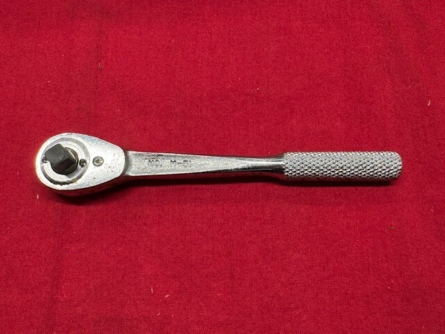 Williams M-51 Super Ratchet Wrench, 1/4" Drive, 5" Long Vintage!!