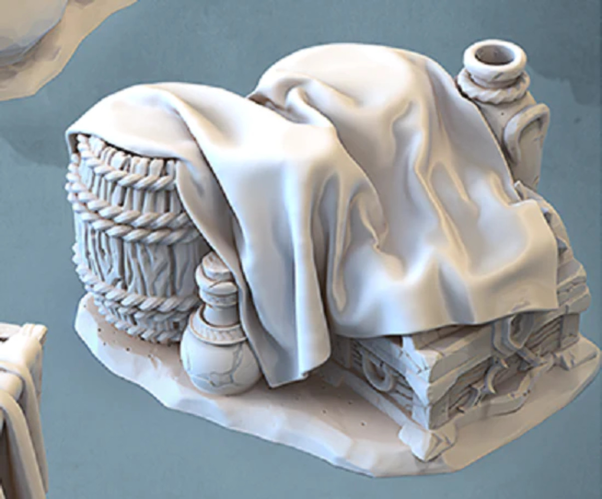 STL-FP106a - Fantasy Props - Supplies E - 28mm
