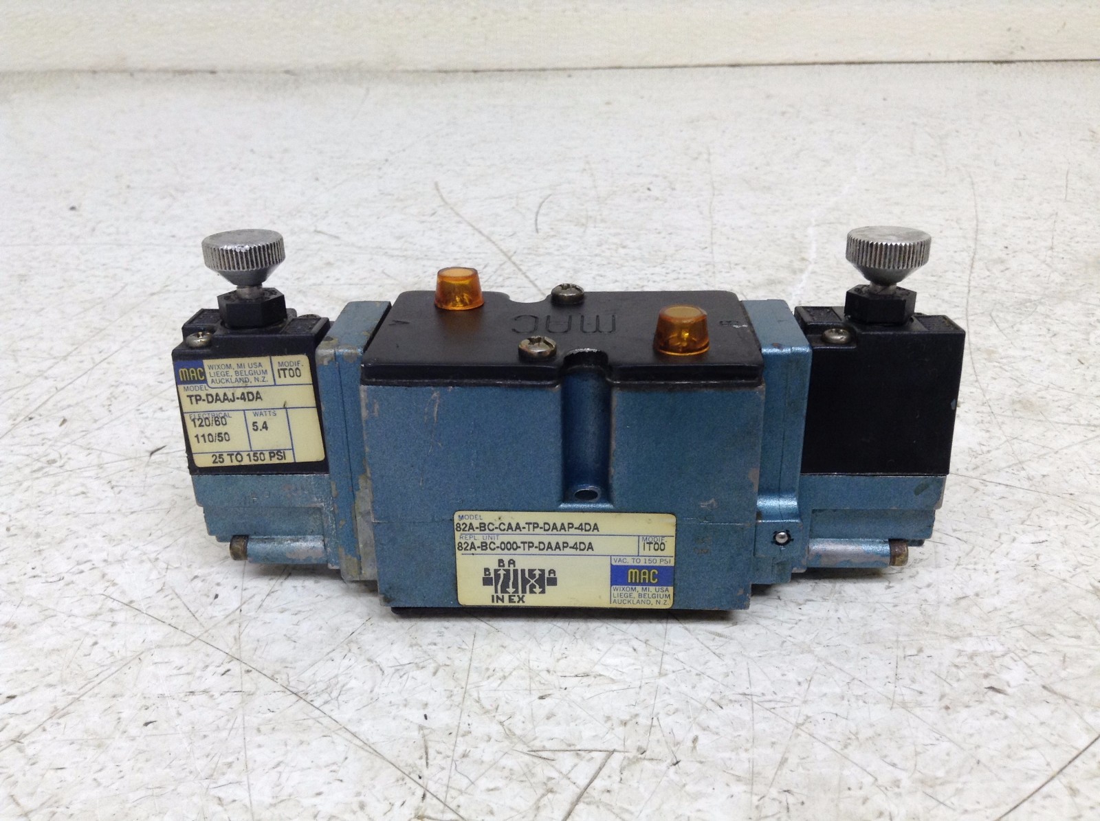 MAC TP-DAAJ-4DA 82A-BC-CAA-TP-DAAP-4DA Valve TPDAAJ4DA 82ABCCAATPDAAP4DA