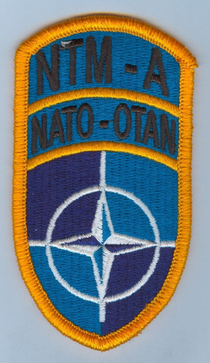 NEW ISSUE SSI:  NATO TRAINING MISSION MISSION, AFGHANISTAN