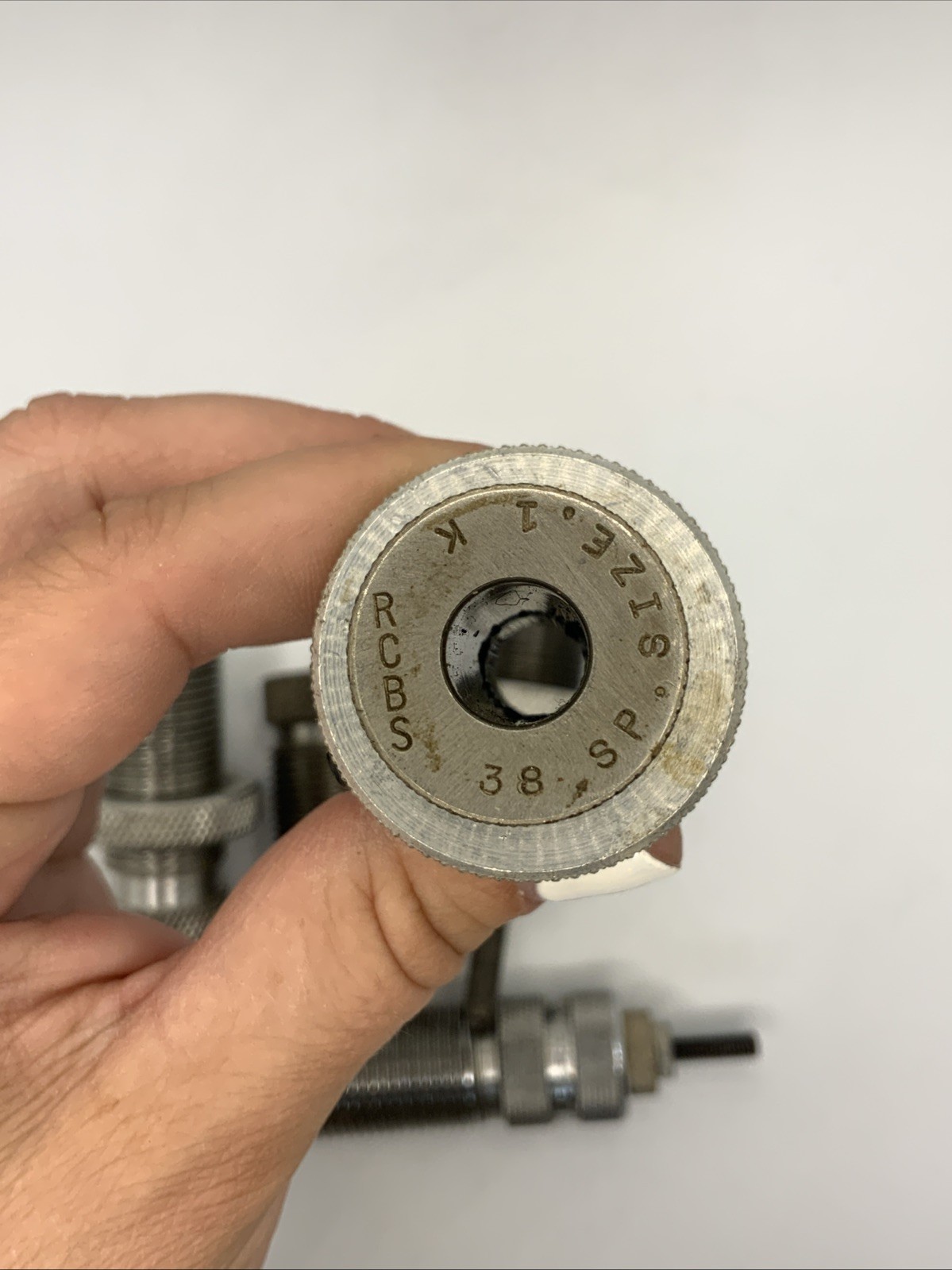 RCBS 38/357 carbide 3 die set plus extras Size and Lyman