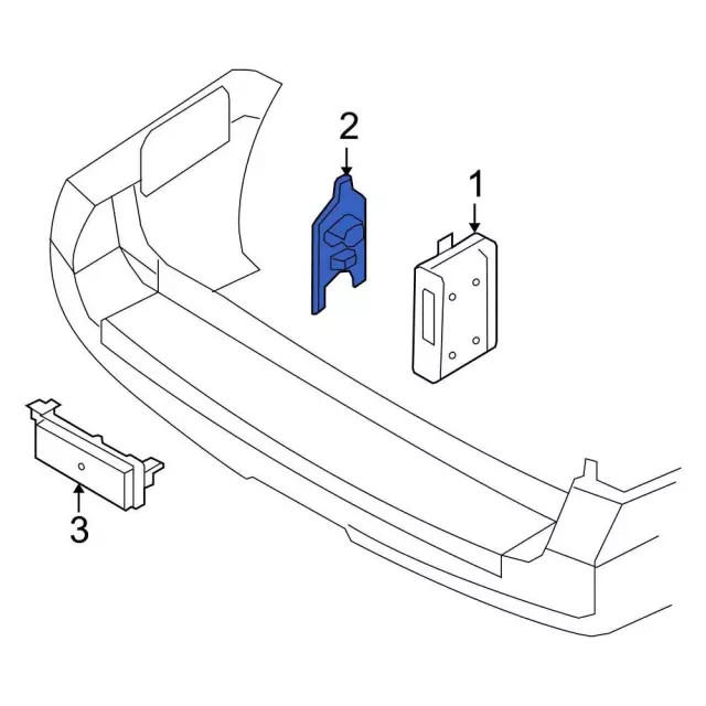 Genuine Ford Parking Aid System Speaker 9L7Z-15K864-A