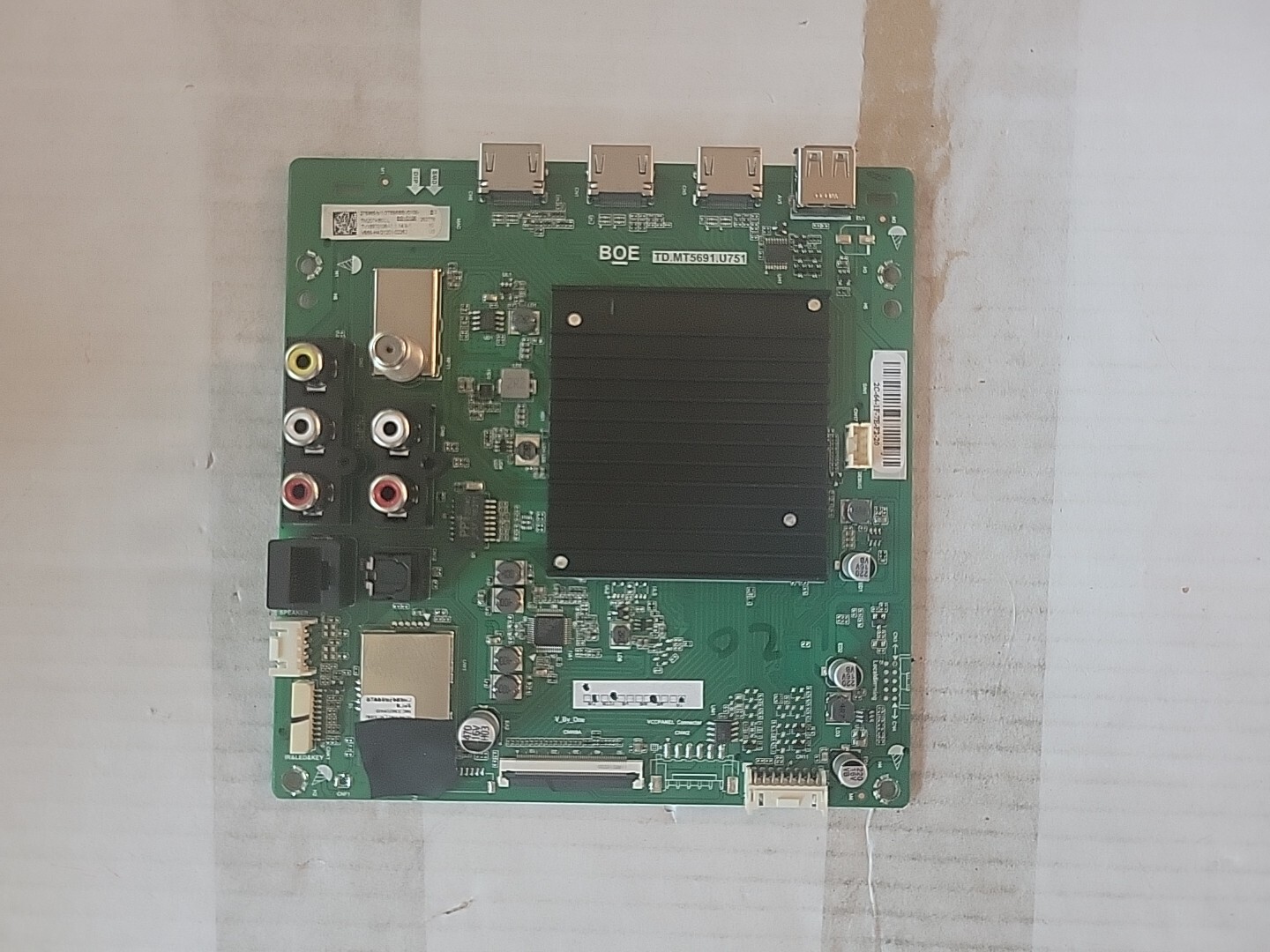 VIZIO V655-H4 LBPFZZNX MAIN BOARD PN: 60103-00629 BN: 21201-02252 275985