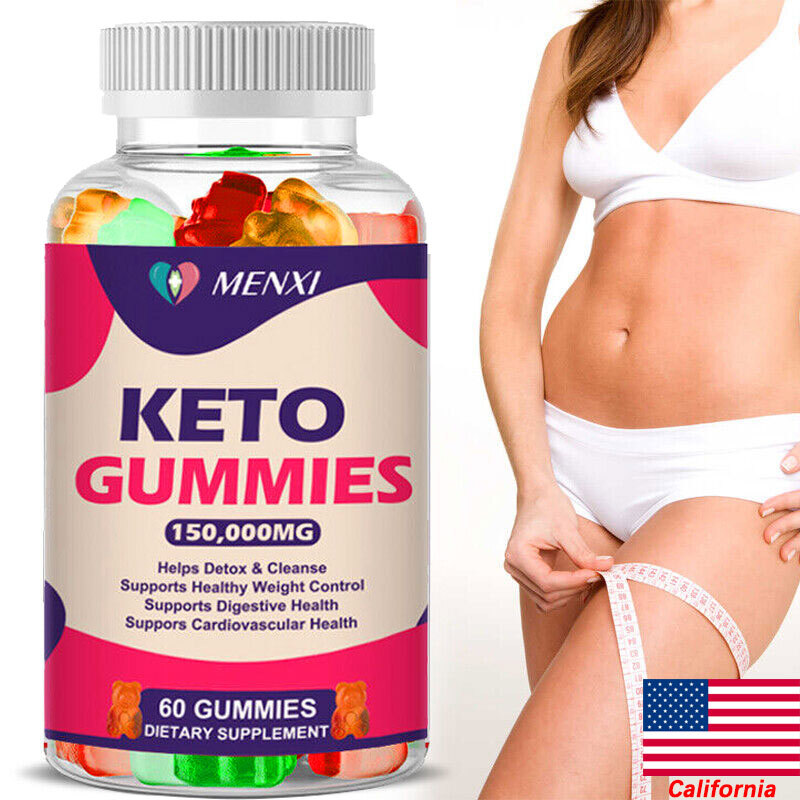 Keto Gummies Slimming 150,000mg Apple Cider Vinegar ACV Weight Loss 60 Gummy