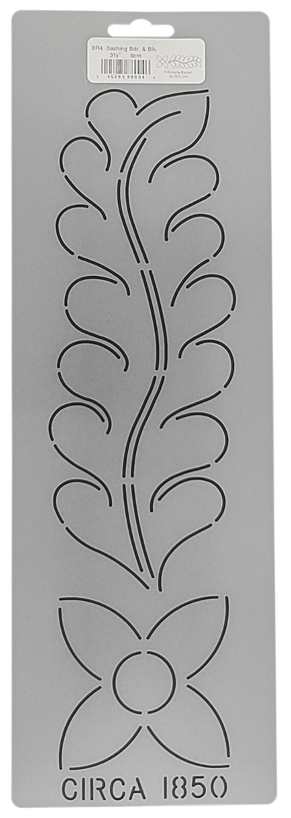 Border Quilting Stencils 3.5" Feather Quilt Pattern Sashing Quilters Templates