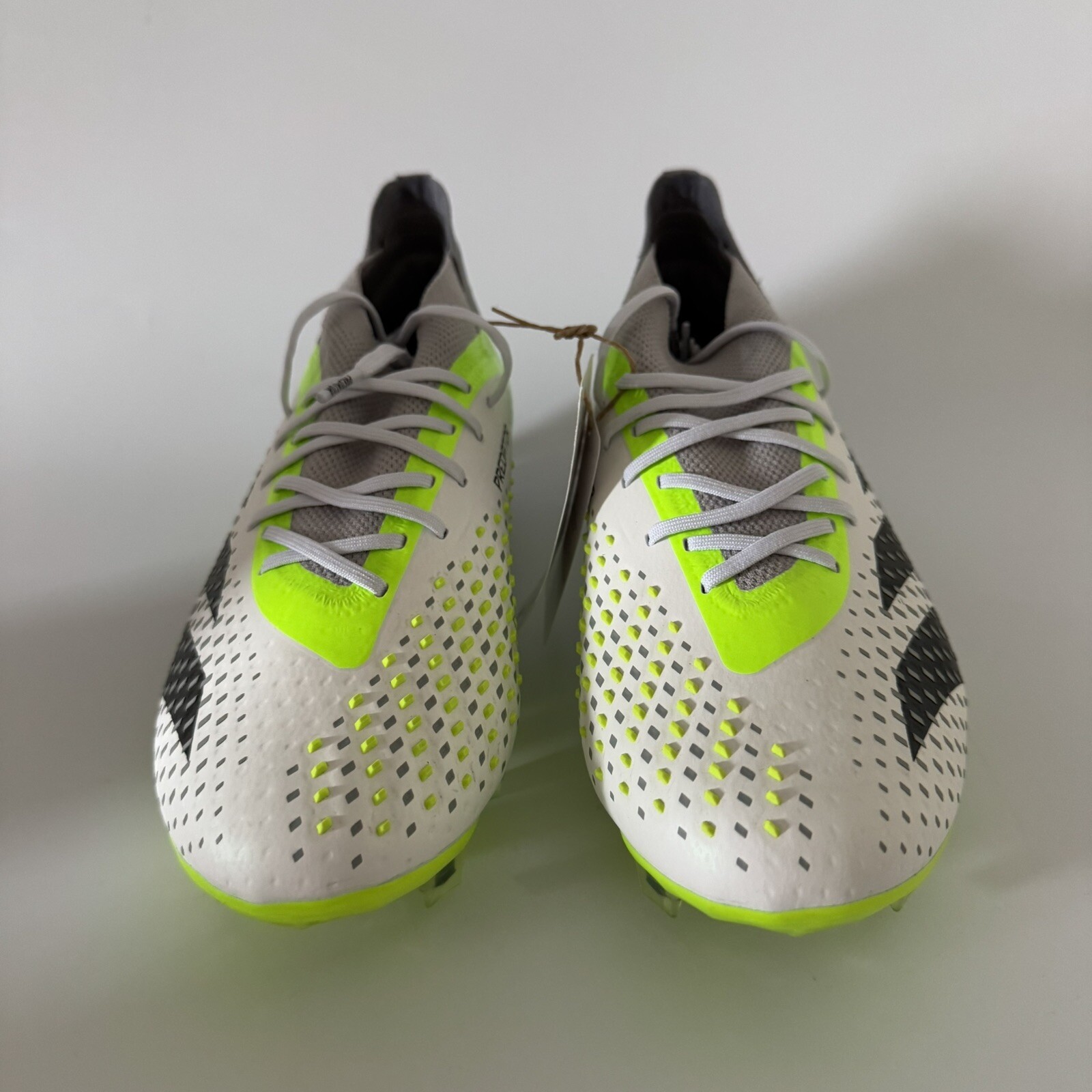 adidas Men’s 5/Women’s 6 PREDATOR ACCURACY.1 FG Soccer Cleats White/Green GZ0035