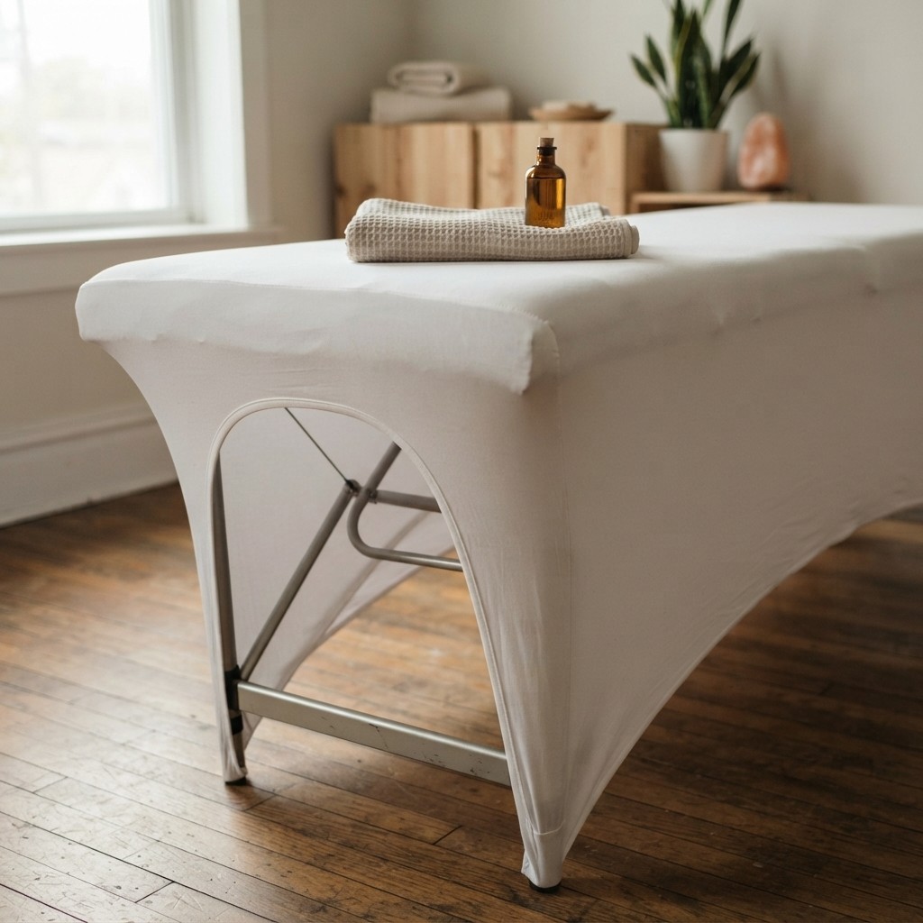 Soft & Snug Stretch Massage Table Cover – Ideal for Therapists & Estheticians
