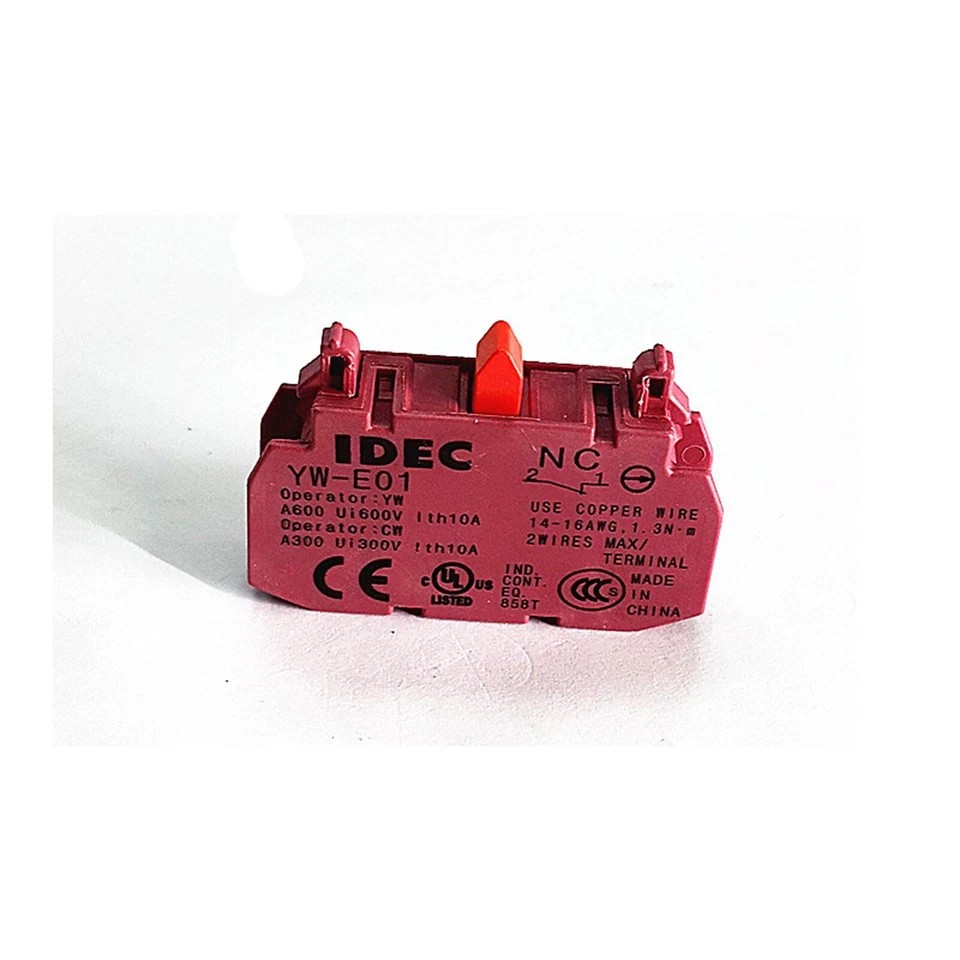 1PC New IDEC YW-E01 Emergency Stop Button With Light Fast Shipping