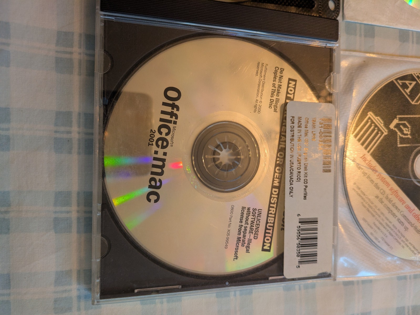 Lot (10) Apple Software CD iWork 2009 2005 Office 2008 2001 Mac OS X Install +