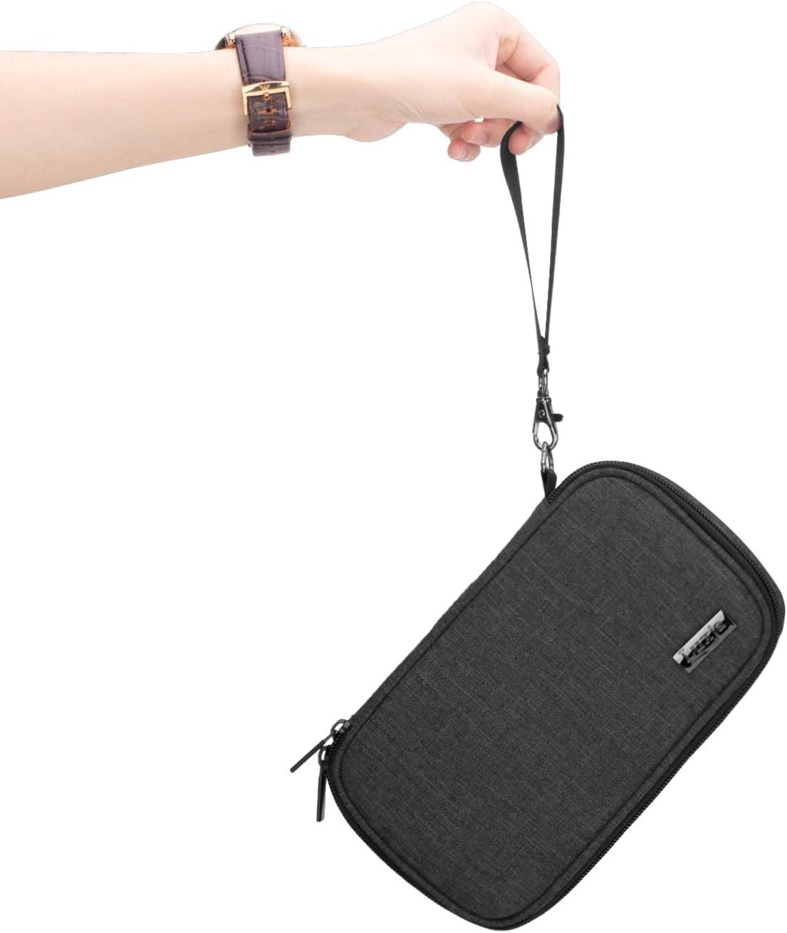 Multi-Function Black Diabetic Supplies Case - Keeps Your Essentials Organized