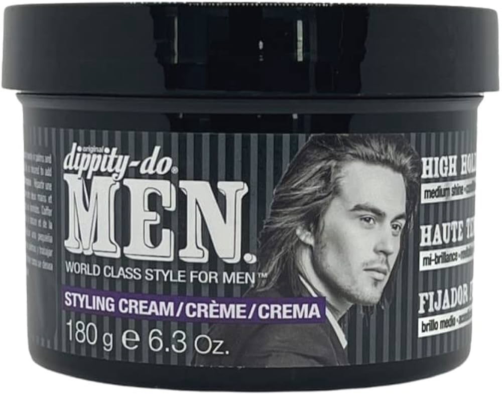 DIPPITY DO MEN'S STYLING CREAM HIGH HOLD 6.3 OZ NEW