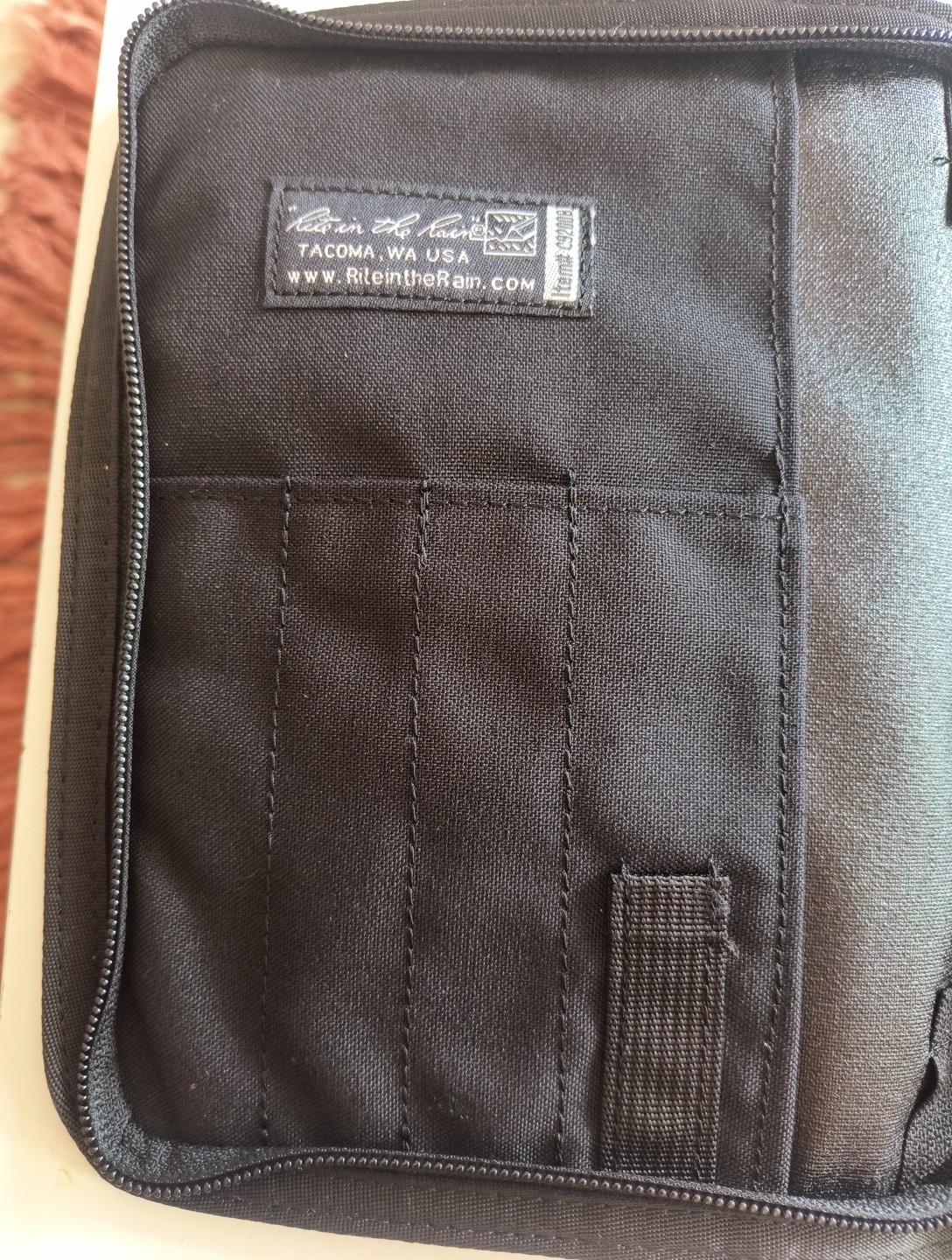 Rite in the Rain Binder Cover C9200A ACU Black Zipper 6x8x.5" New