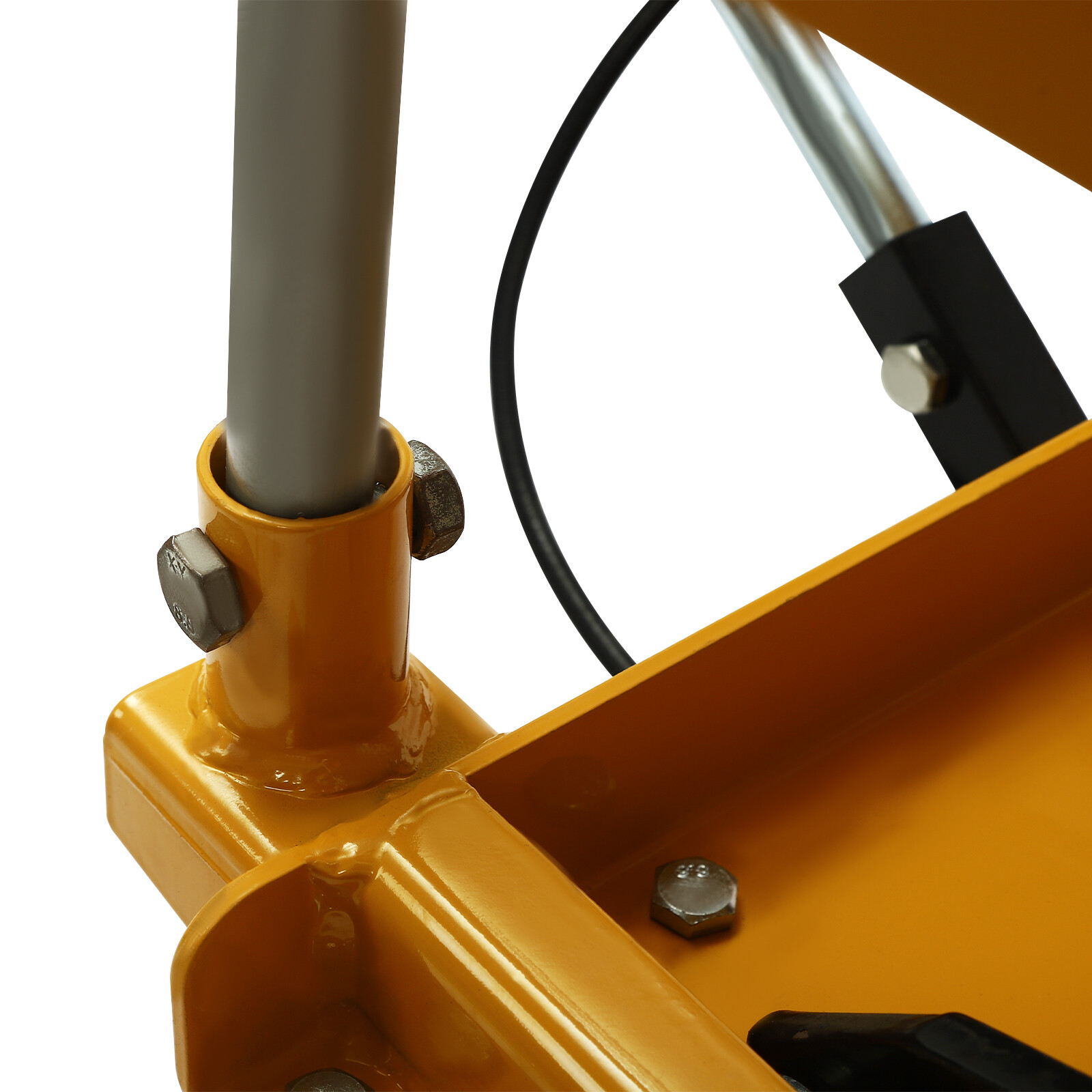 NEW Hydraulic Lift Table Cart 500 lbs Manual Scissor Lift Table 30.5" Orange