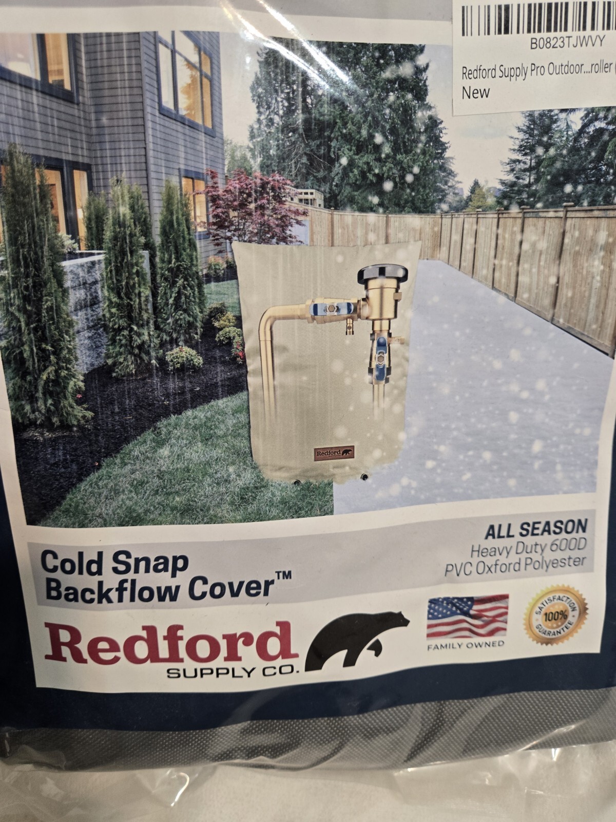 Redford Supply Co. Cold Snap Backflow Pump Cover 600D 16”x20”