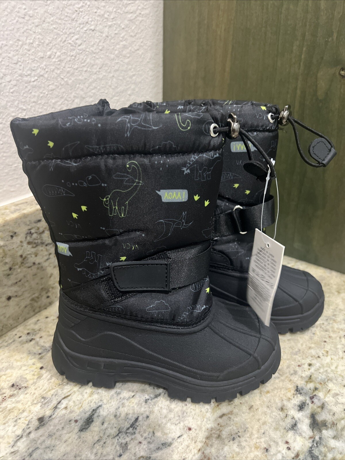 Kkomforme Winter Snow Boot Toddler Size 7 Dinosaur