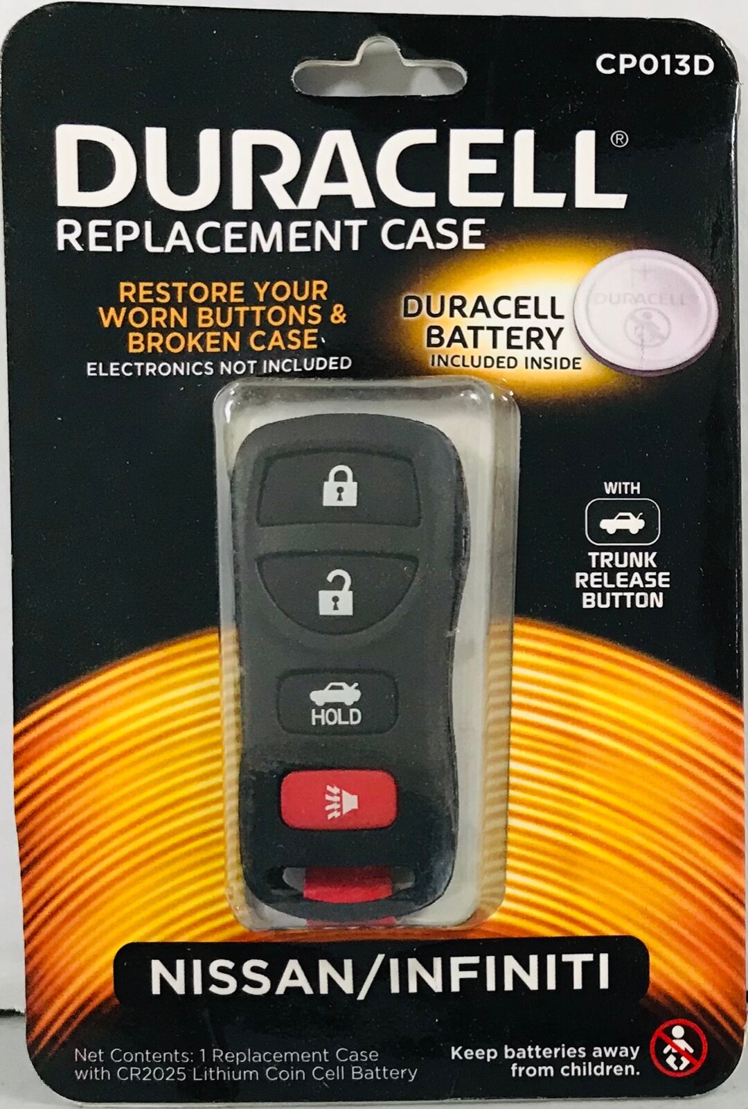 Nissan / Infiniti Duracell Replacement Case CP052D Restore Your Buttons & Case