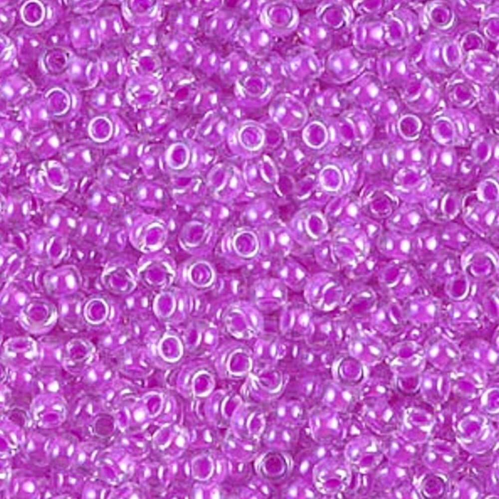 Miyuki Round Seed Beads Size 11/0 Luminous Plum 23.5GM 11-4303