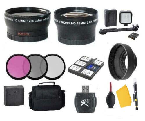 Accessory Kit For Panasonic HC-WXF991K HC-VX981K HC-WX970 HC-X920 HC-X900 VX870