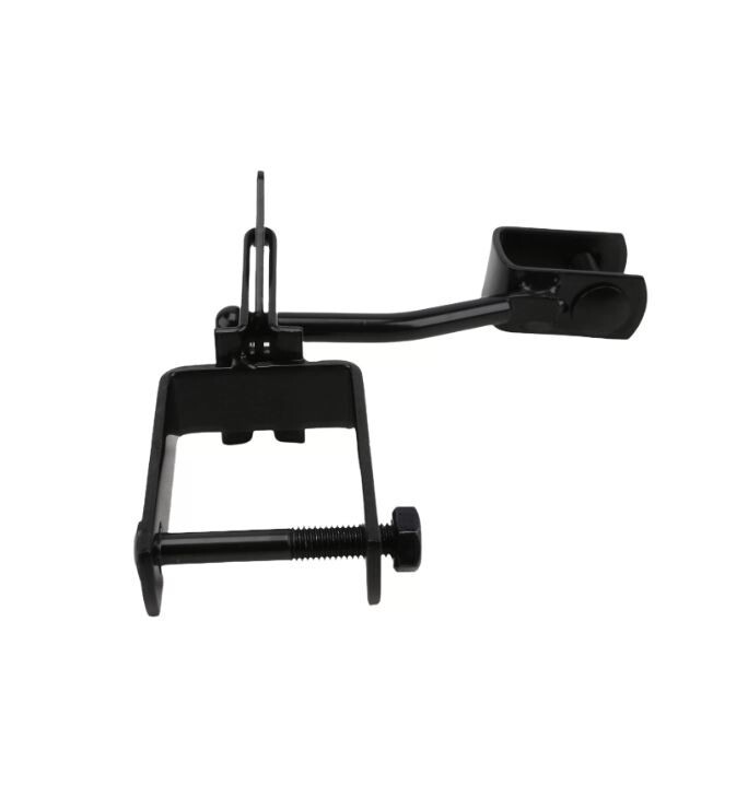 2" x 1" Square Hinge Steel Gravity Latch for Steel Gates (Powder Coated Black)