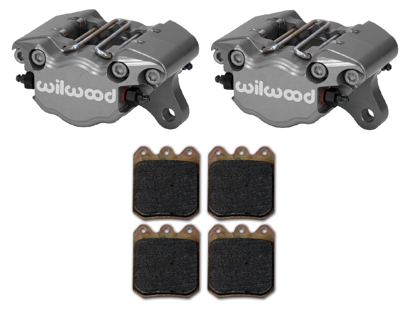 WILWOOD DYNAPRO SINGLE BRAKE CALIPERS & PADS,FOR .38" ROTORS,1.38" PISTONS,3.75"