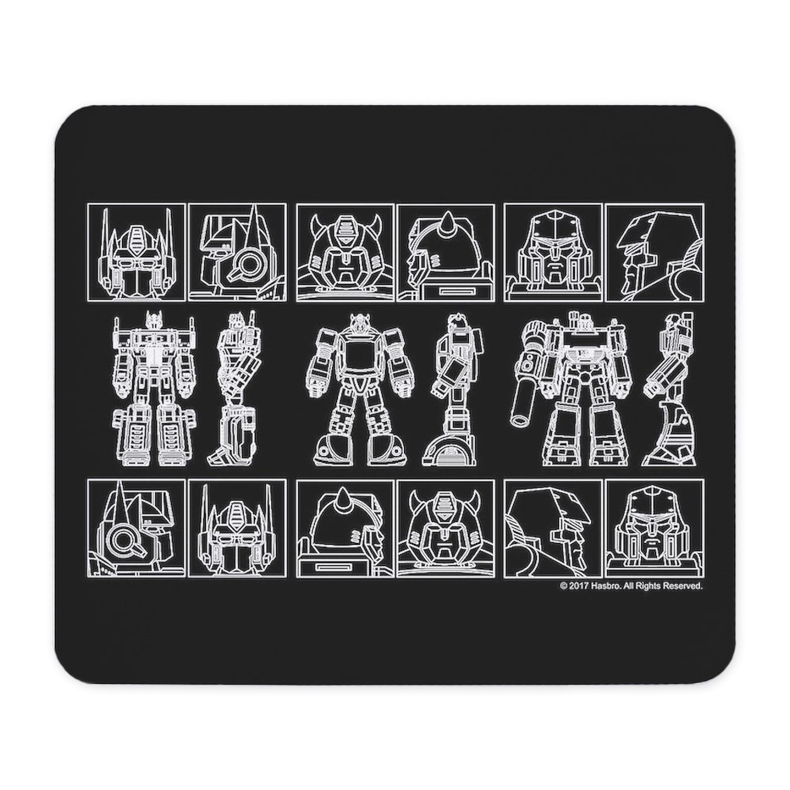 CafePress Bumblebee Blueprint Mousepad  (93741217)