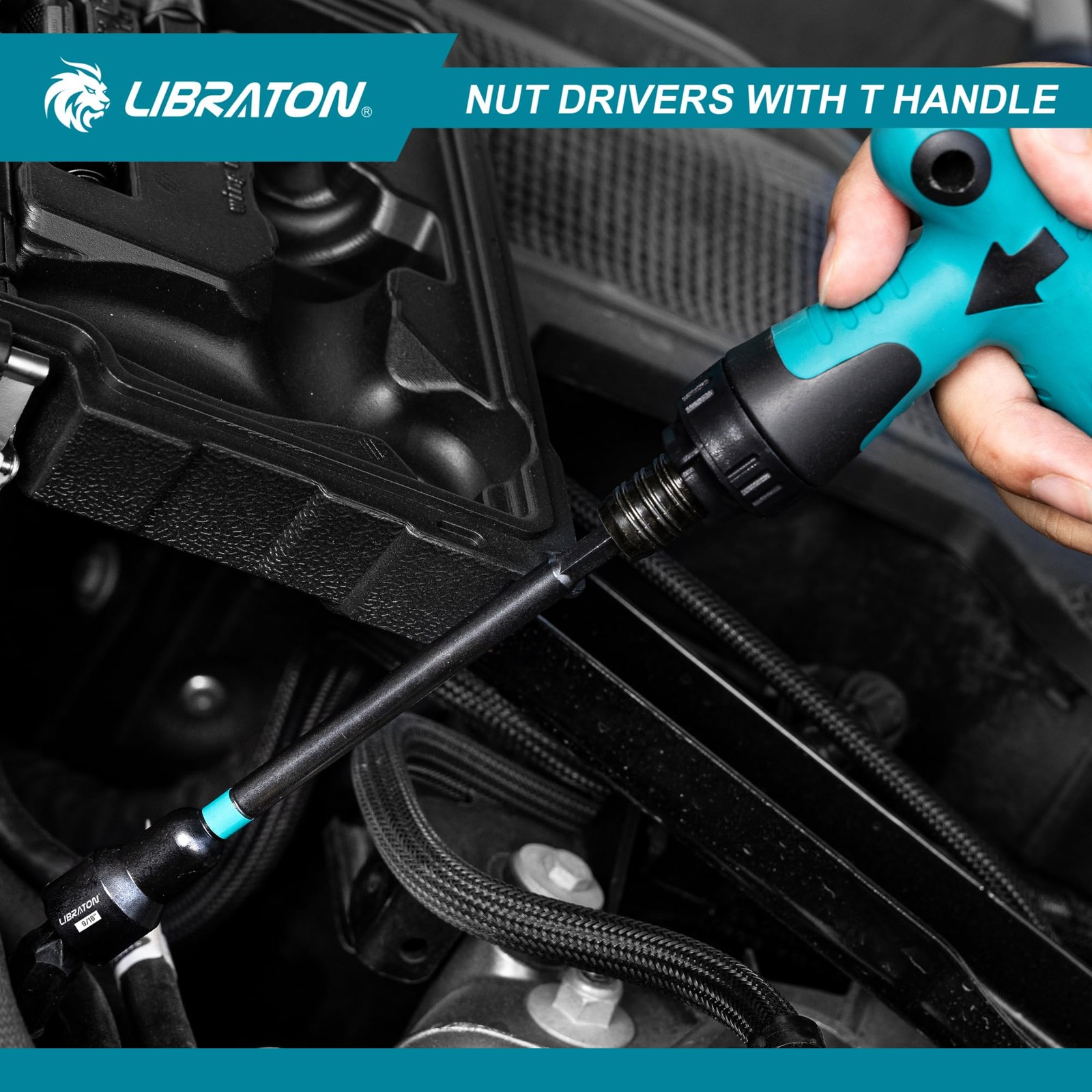 LIBRATON 27PCS Magnetic Nut Driver Set with Ratcheting T Handle, Driver...