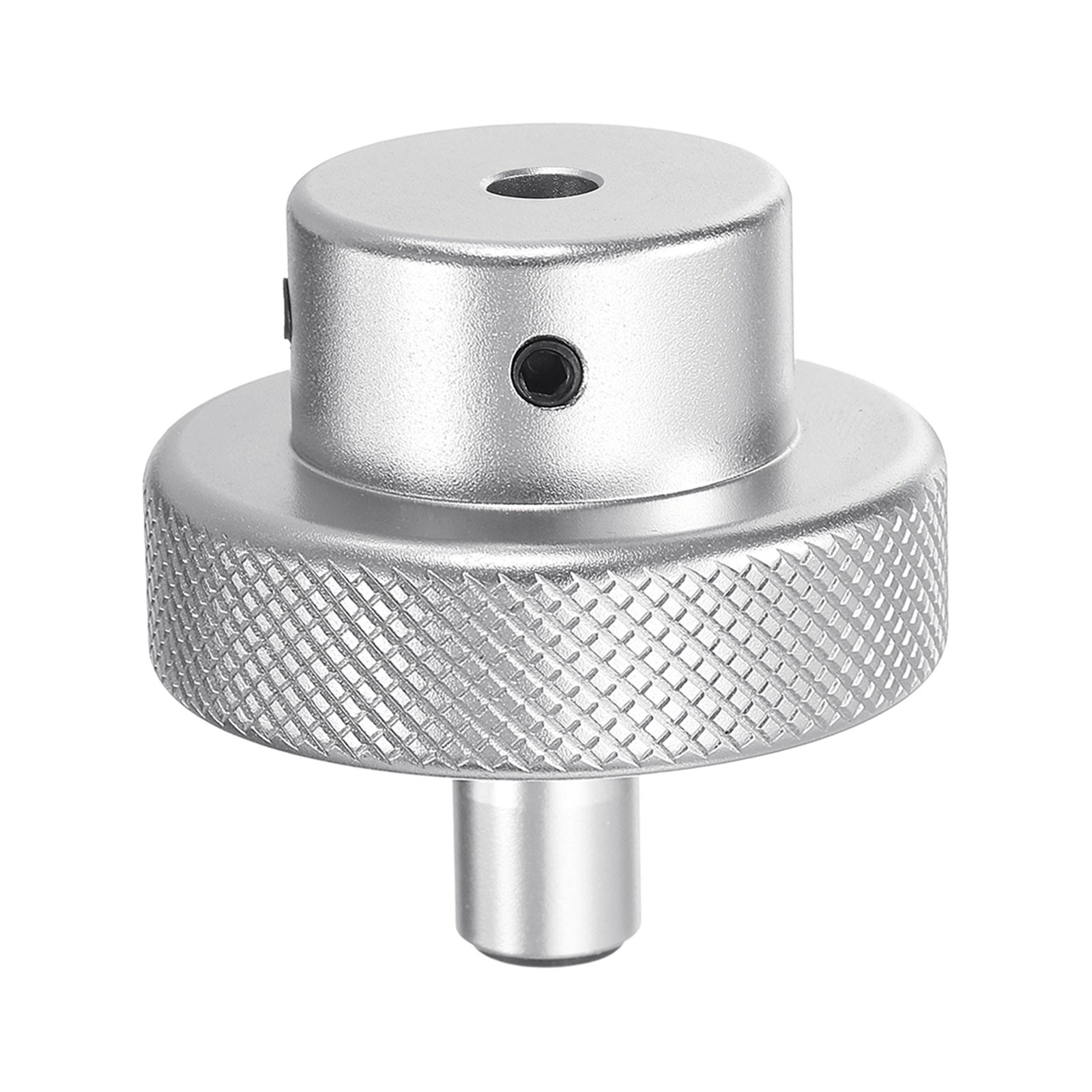 Aluminum Alloy Handwheel 40mm OD 4mm Bore with Rotate Handle for Lathe, Silver