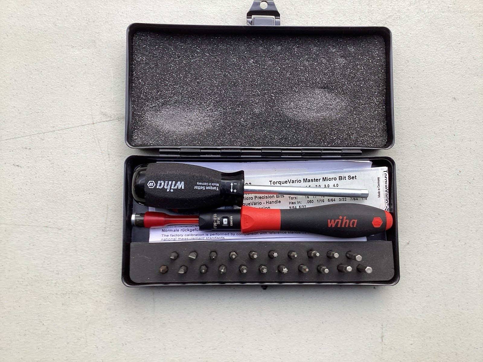 Wiha 28593  Torquevario-S Microbits Set