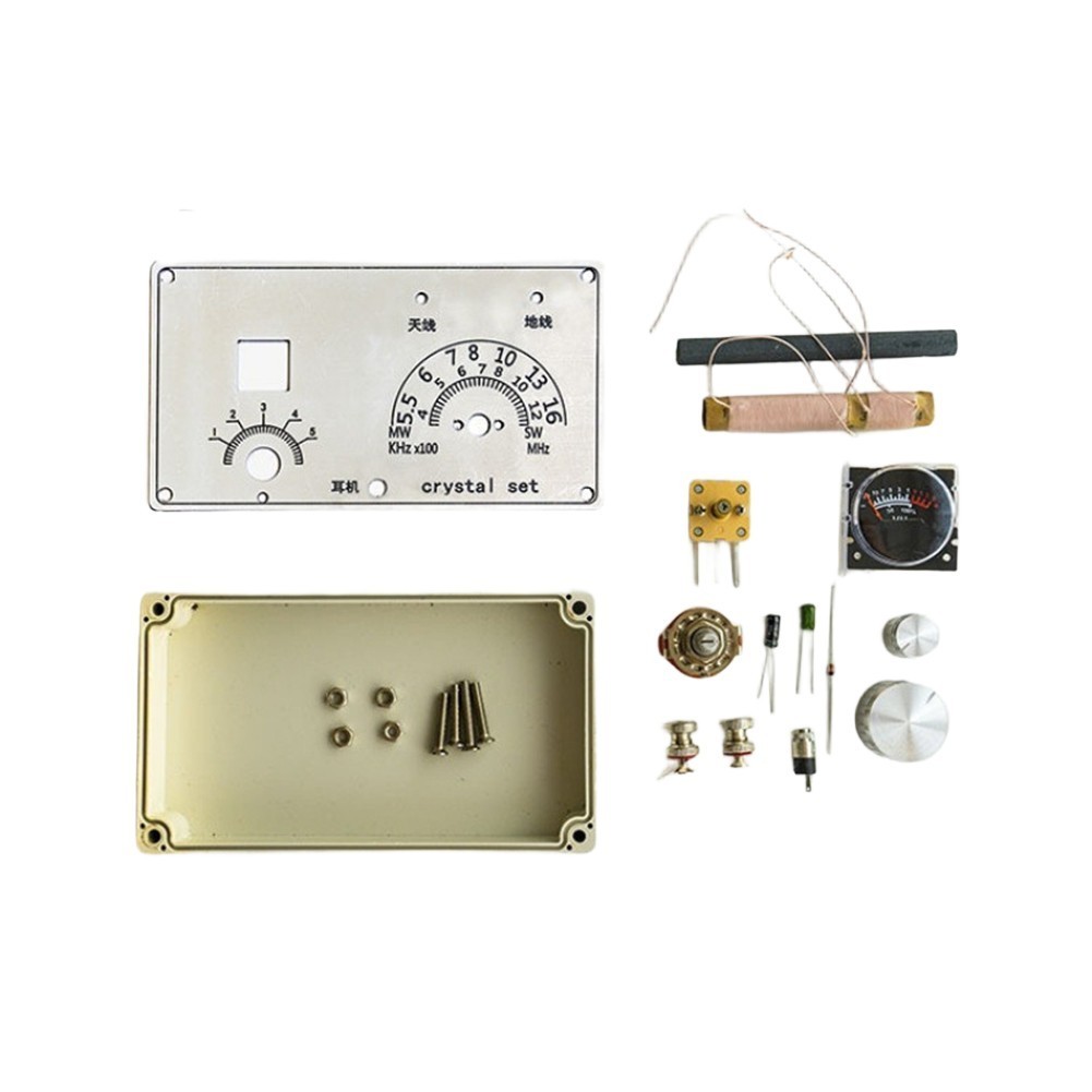 for educational Mineral Radio Assembly Kit DIY with Complete Components and