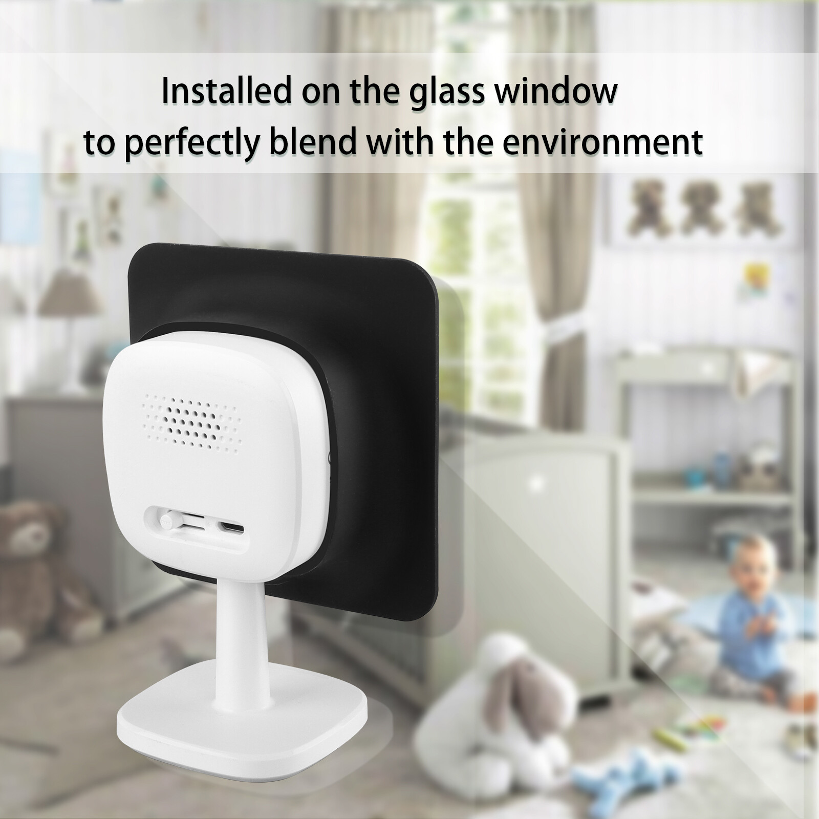 HOLACA Glass window bracket for Eufy IndoorCam C24