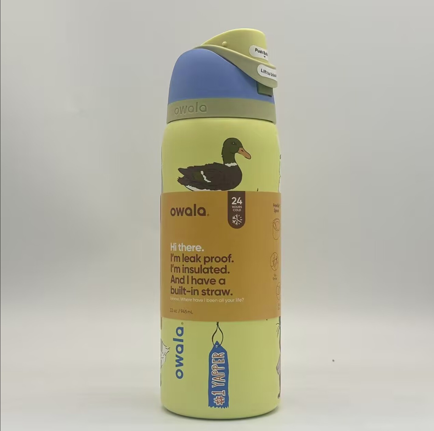 Owala 32oz FreeSip Water Bottle – UO Exclusive “Party Animals”