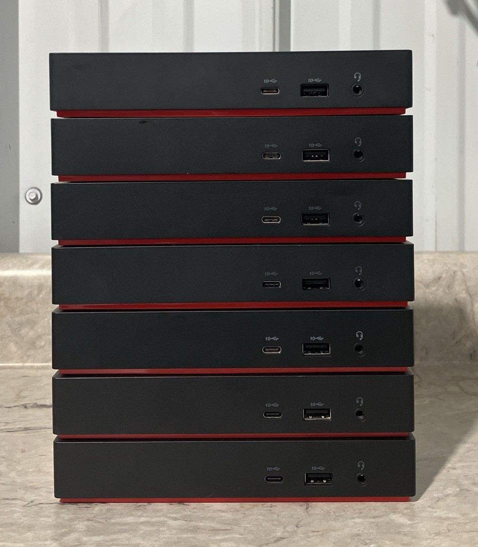 Lenovo ThinkPad Universal USB-C Docking Station LDA-KP w/o Adapter Lot 7