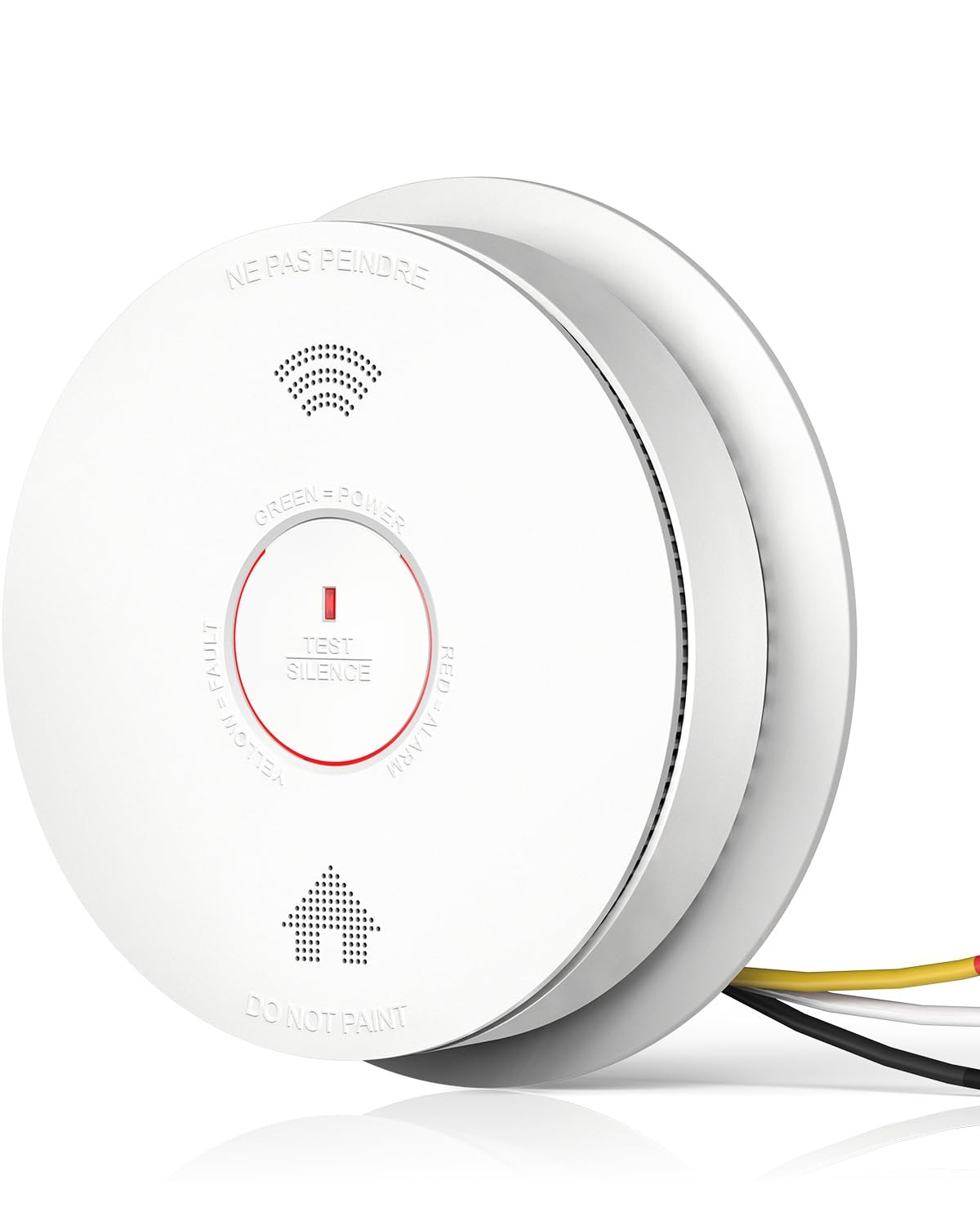 Siterwell Hardwired Interconnected Smoke Detector Carbon Monoxide Detector
