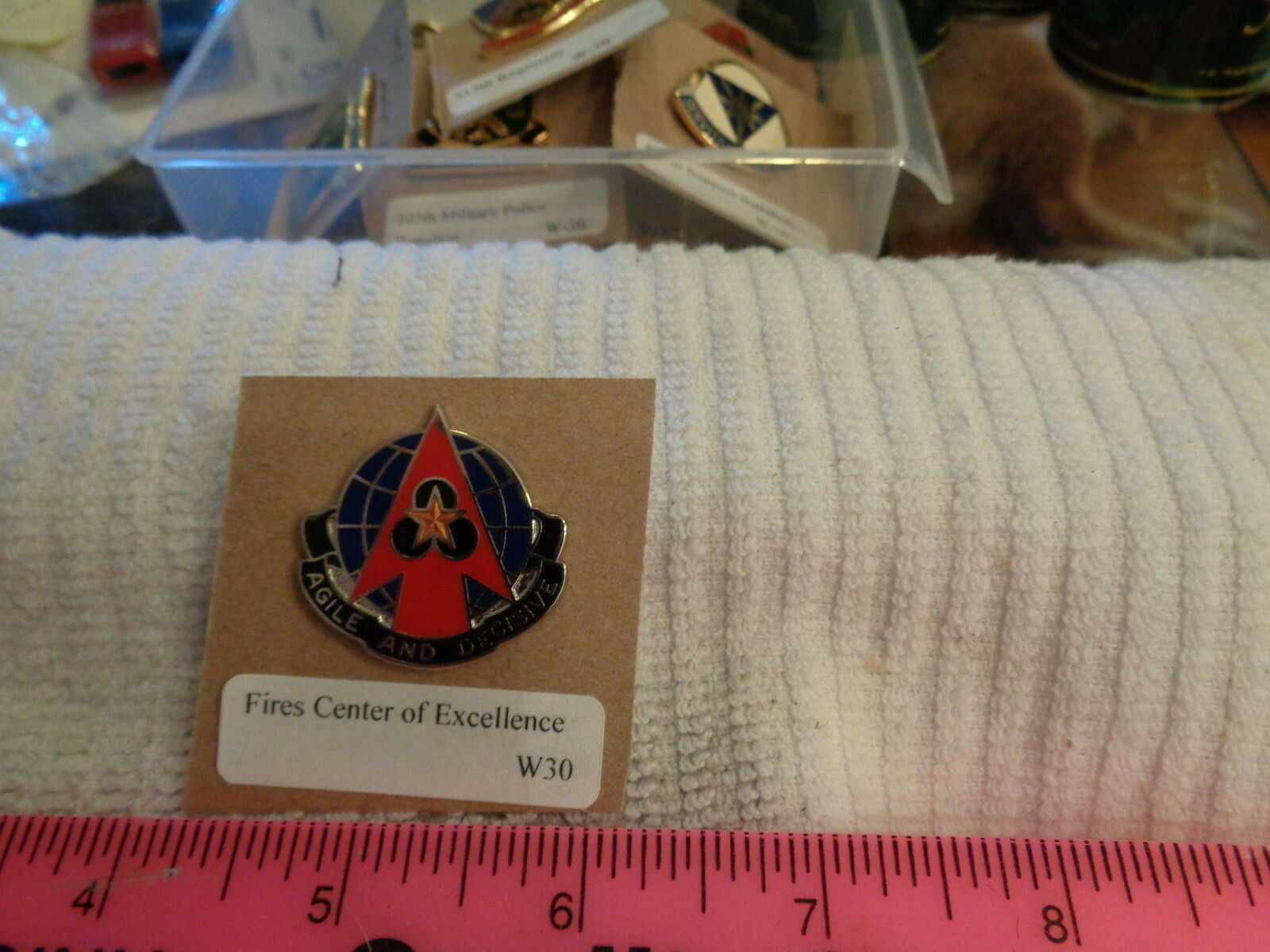 Fires Center of Excellence W30 Unit Crest, DI, DUI (DRAW#BO)