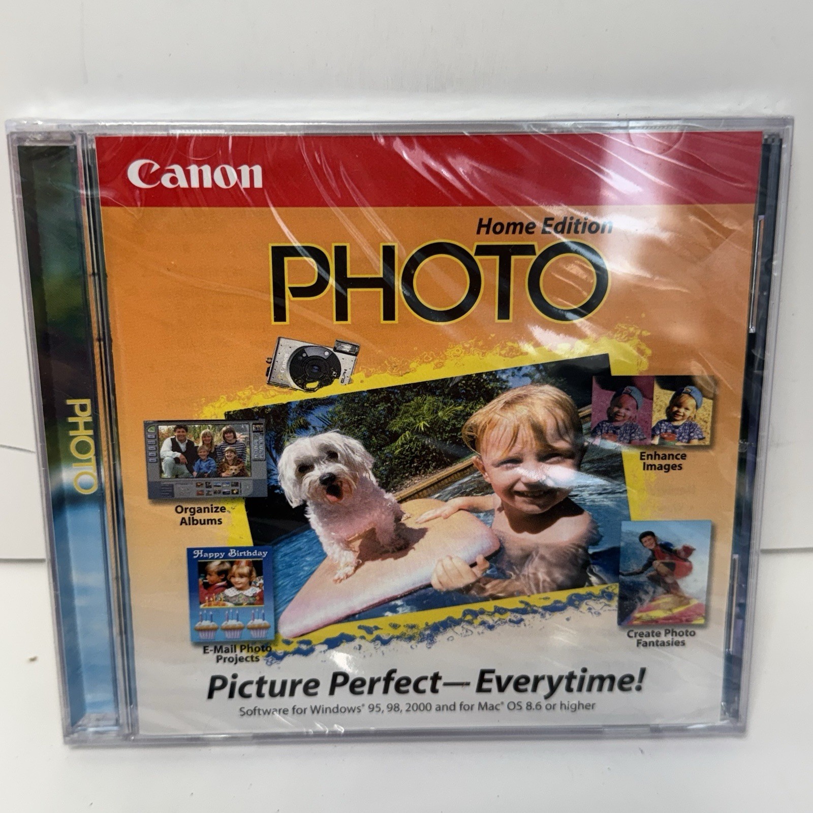 CANON PHOTO Home Edition PC Computer Program CD for WIN 95 98 2000 & MAC OS 8.6
