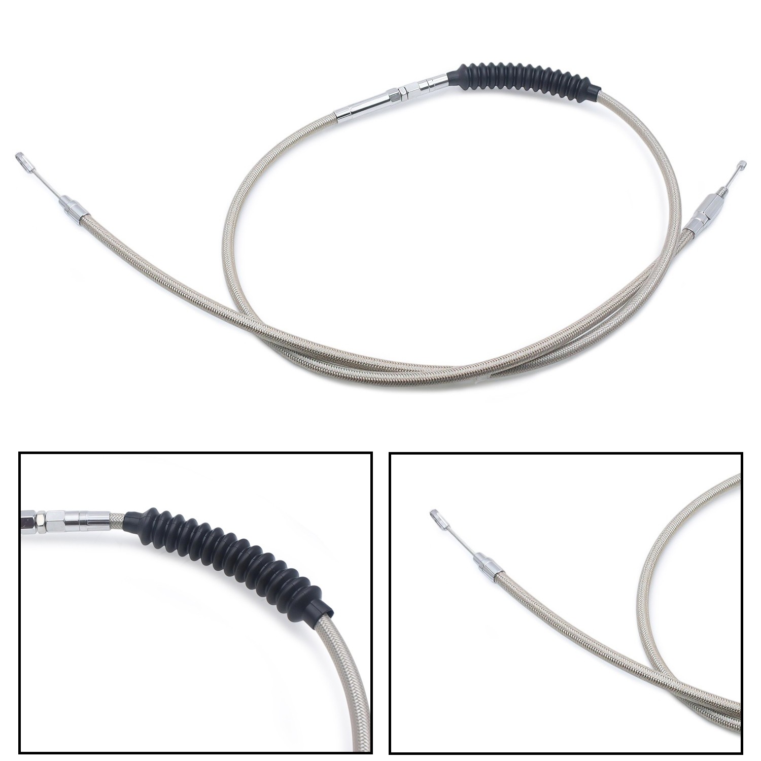 55-1/4" Clutch Cable Wire For Harley Sportster XL883 XL1200 1200 883 Super Low