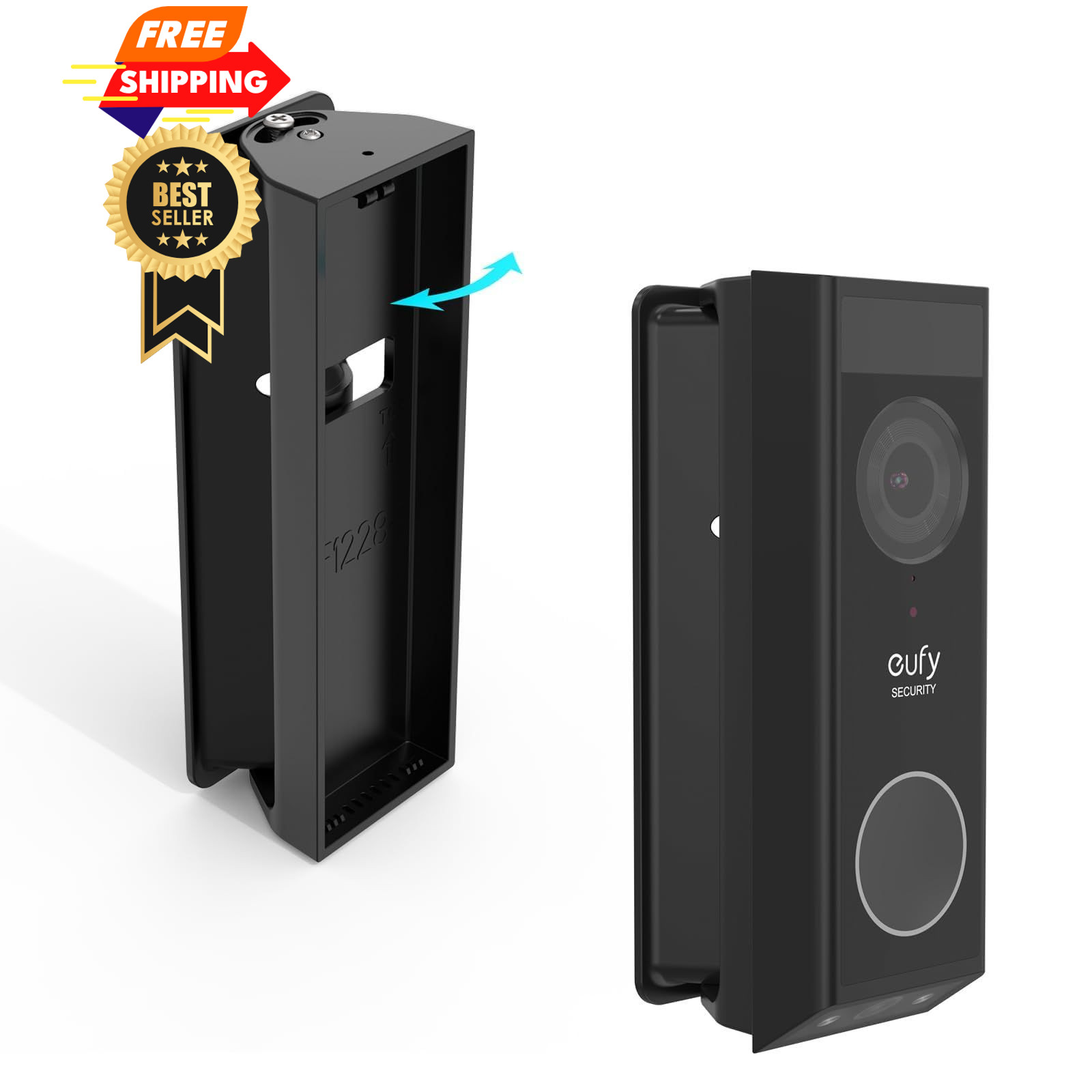 Adjustable 0-35 Degree Doorbell Angle Mount for eufy E340