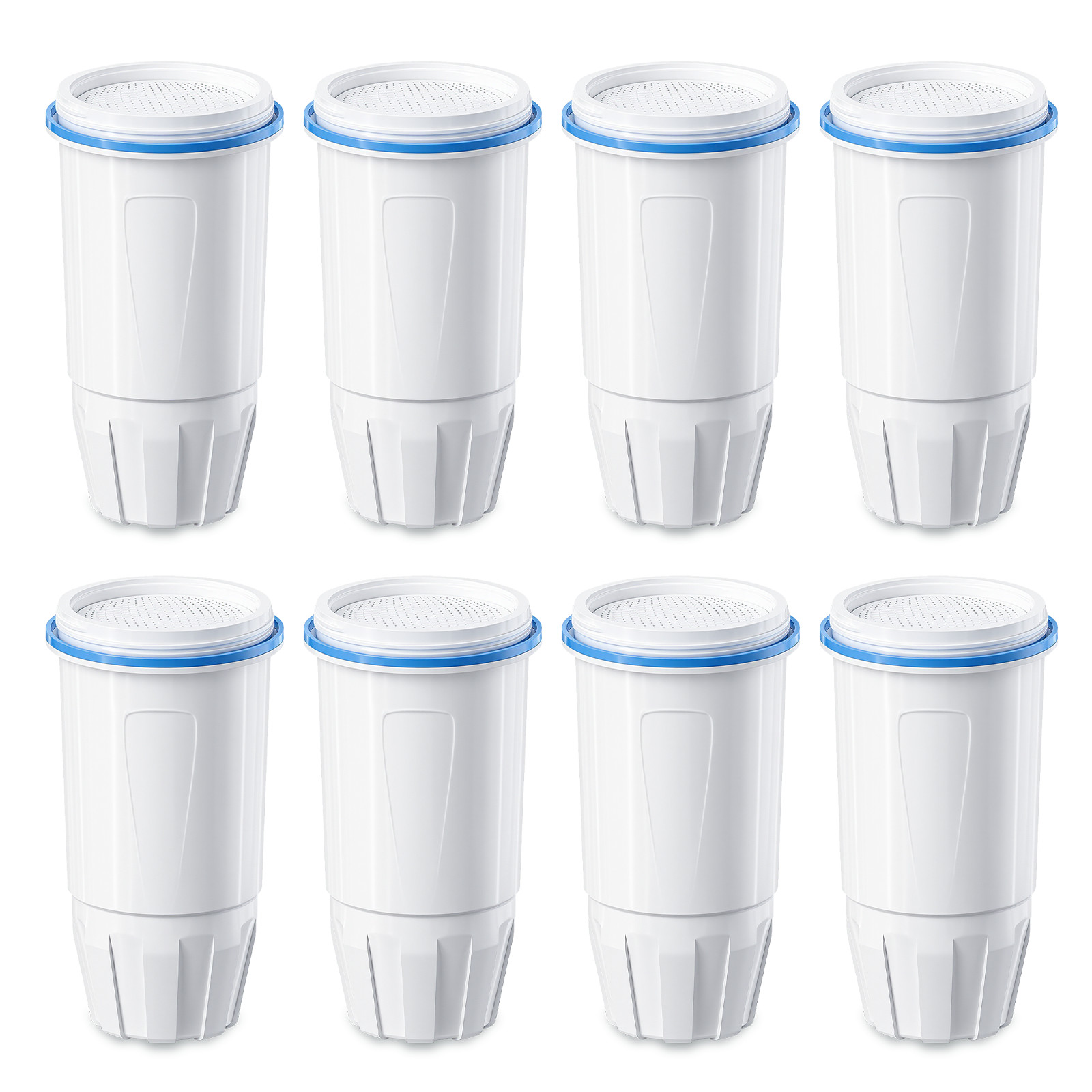8x Water Filter Replacement for Zero Water ZR-017, ZR-001 Pitcher Water Filter